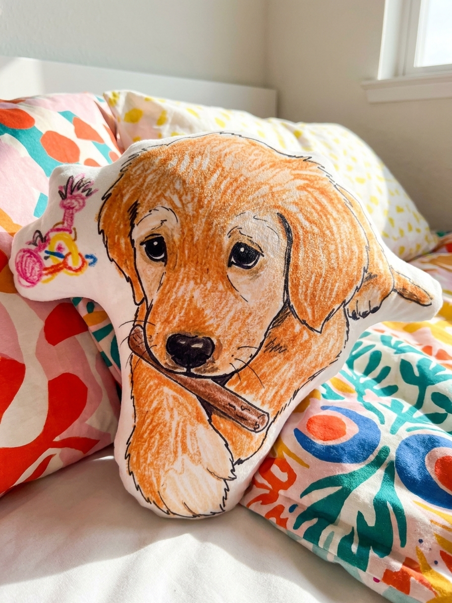 Custom Cut-out Plush Pillow