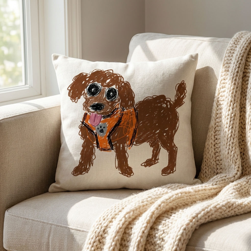 Custom Portrait Cushion