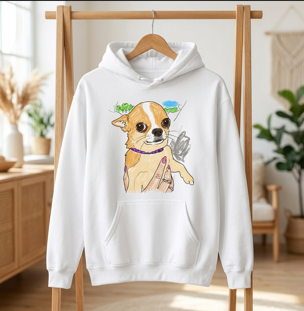 Custom Portrait Hoodie